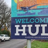 People took to social media after a picture of the sign was posted by BBC Look North presenter Peter Levy on Twitter. Picture: LDRS.