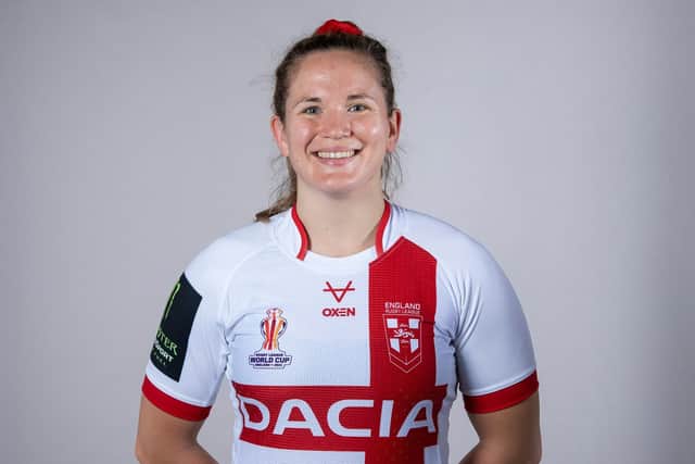 Emma Lumley is one of eight Leeds Rhinos players called into the England Women's RL National Performance Squad. Picture: Allan McKenzie/SWpix.com.