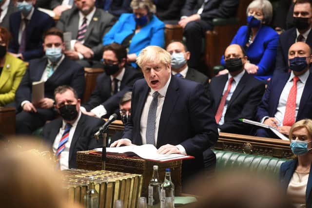 Johnson was forced to make a public apology at Prime Minister's questions yesterday after an email leaked to ITV showed over 100 people were invited to a BYOB party at Downing Street.