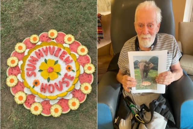 Don, another elephant fan at Sunnyview House, added: “I welled up when I saw the videos and pictures of the elephants enjoying our lovely fruit cake, it made my day.”