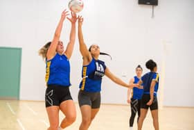 Leeds Rhinos Netball training session on January 13, 2022. (Picture: Bruce Rollinson)