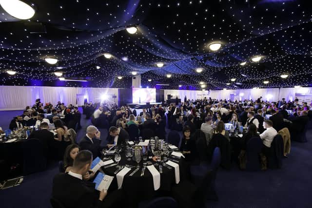 Pictured is the Oliver Award ceremony in 2020 at Elland Road's Centenary Pavilion