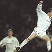 PIECE OF BRILLIANCE: A superb free-kick from Gary Kelly, above, set Leeds United on their way to a 2-0 victory at West Ham United back in January 1997 as an 18-year-old Frank Lampard looked on from the bench. Picture by Ross Kinnaird /Allsport via Getty.