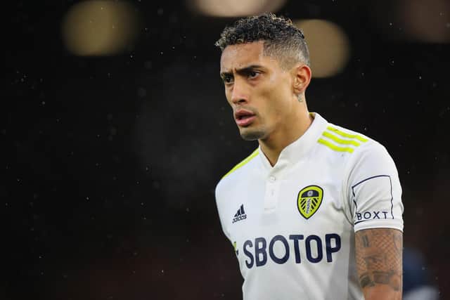 Leeds United winger Raphinha. Pic: Getty