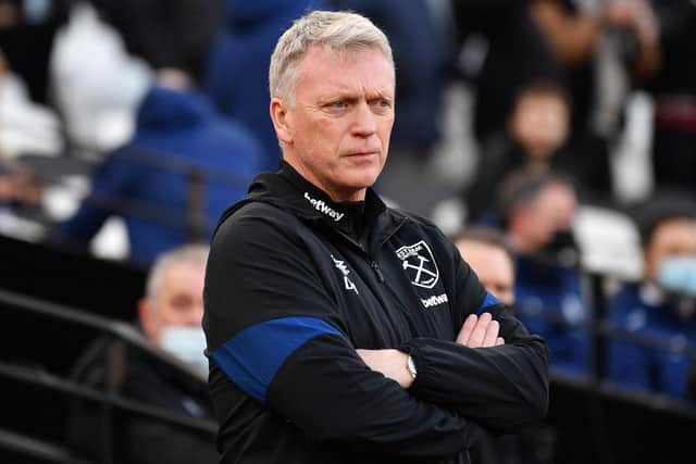 West Ham head coach David Moyes. Pic: Getty