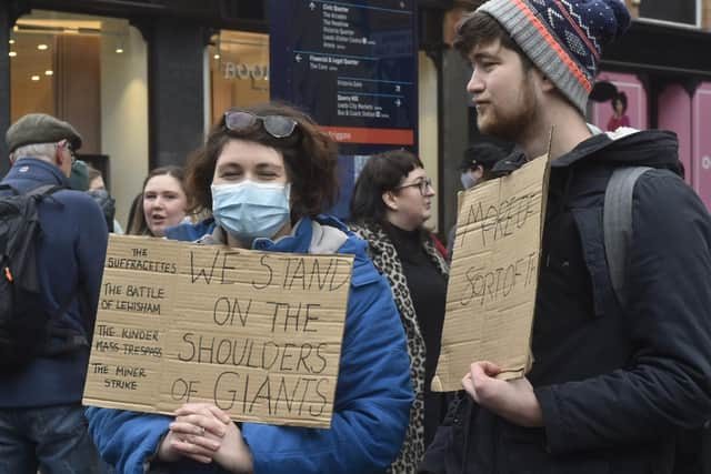 Protests from the past were cited as an important reason for allowing them as they bring about change.