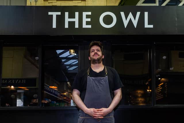 Founded by Mark Owens (pictured) and Liz Cottam in November 2019, The Owl celebrates the best of Yorkshire produce, wine and beer (Photo: James Hardisty)