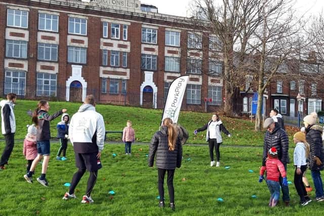 The initiative is launching in two more Leeds locations in January, including Oak Road Recreation Ground and Lincoln Green. Picture: ParkPlay.