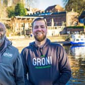 Matus Marek, founder of Grōni, with his business partner Kobi Tetteh
