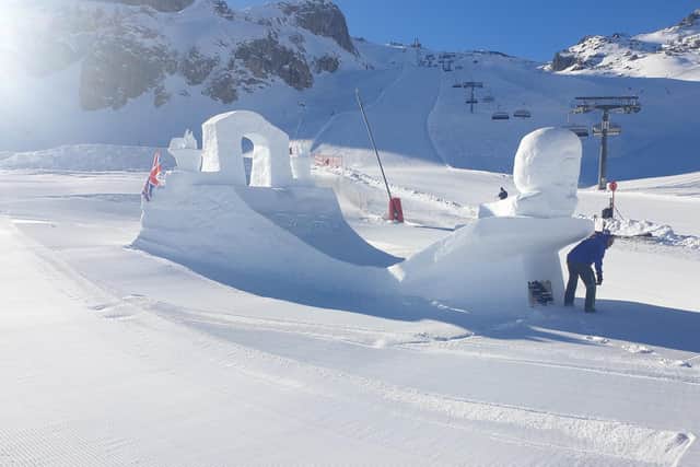The pair spent five days and more than 40 total hours creating their latest effort - placing fourth in the contest behind a German, Italian and South Tirolean team.