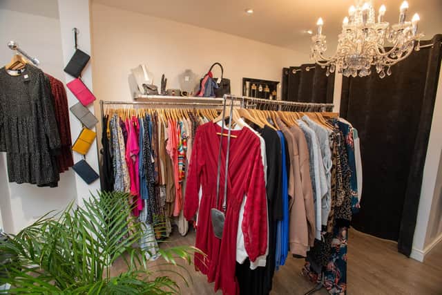 The bouqiue offers clothing, footwear and accessories for women of all ages, as well as bespoke service and fittings (Photo: Bruce Rollinson)