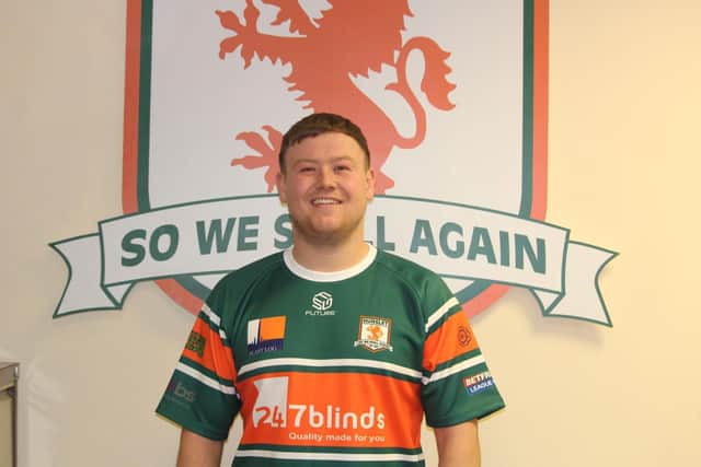 Fraser Stroud. Picture by Hunslet RLFC.