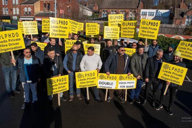 The strike took place yesterday (Monday) as drivers made their voices heard. Picture: Bruce Rollinson.