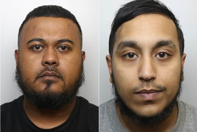 Shofiqul Islam (left) and Arif Islam were jailed at Leeds Crown Court after pleading guilty to possessing heroin with intent to supply.