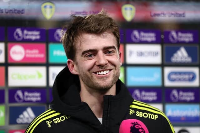 Leeds United striker Patrick Bamford. Pic: George Wood.