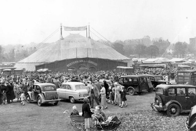 Bertram Mills Circus on Woodhouse Moor. Year unknown. PIC: Leeds Civic Trust