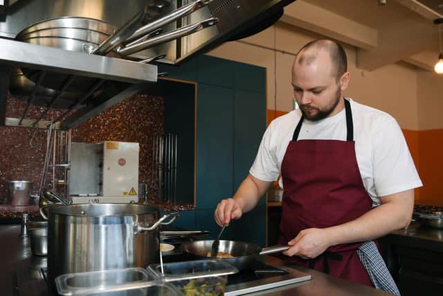 Ian Chapman, known in Leeds as Chef Yanni, is the head chef of Leeds city centre restaurant Sarto (Photo: Jonathan Gawthorpe)