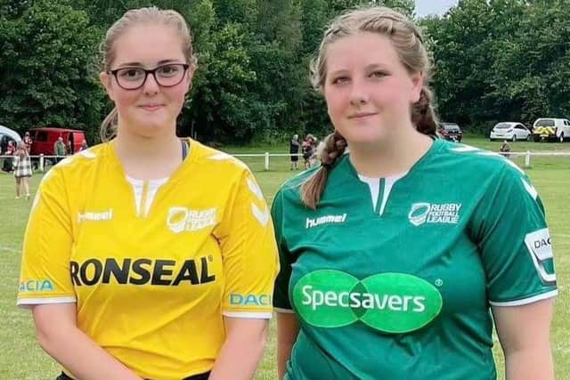 Annabelle Jackson, left and Rhiannon Horsman are set to make history on Saturday.