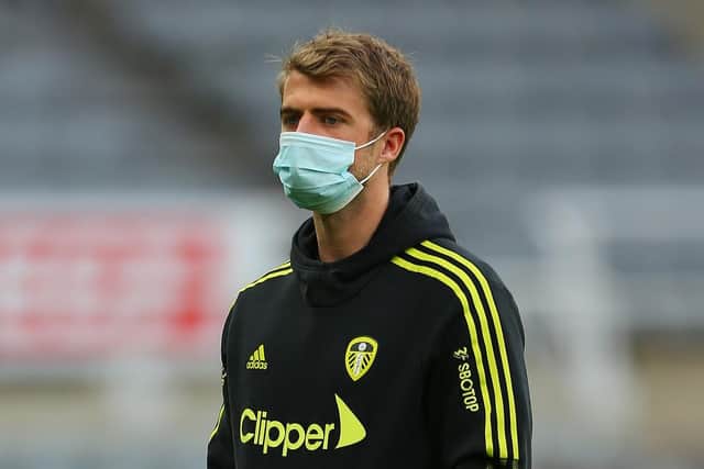 Leeds United striker Patrick Bamford has only played six of the Whites' 20 Premier League games so far this season. Pic: MB Media.