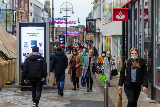 Footfall was nearing pre-pandemic levels across Leeds city centre prior to the emergence of the Omicron variant, Leeds City Council has revealed