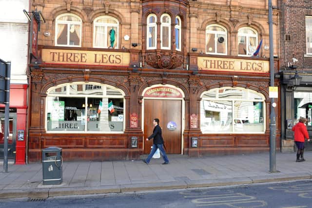 The Three Legs pub in Leeds.