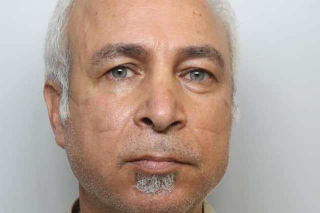 Mehran Ansari was jailed for 13 years at Leeds Crown Court after a jury found him guilty of six historic sex offences against a girl.