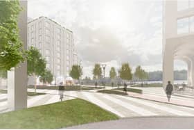 Glenbrook has purchased 87-89 Kirkstall Road and plans to develop build-to-rent apartments. A design of how the development will look.