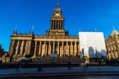 A protest against mandatory vaccination for NHS staff is being held outside Leeds Town Hall in the city centre today.