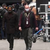 Filming got underway yesterday (Sunday) with star Samuel L Jackson, who is set to reprise his role as the famed Nick Fury, spotted on set. Picture: Simon Hulme.