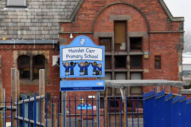 Hunslet Carr Primary School has made improvements across the board and is now rated as 'good' by the education watchdog Ofsted. Picture: Simon Hulme