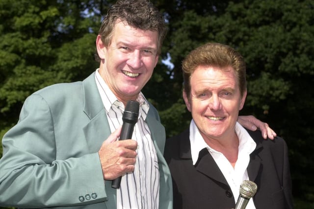 With Alvin Stardust at Lytham Hall fun day, 2001