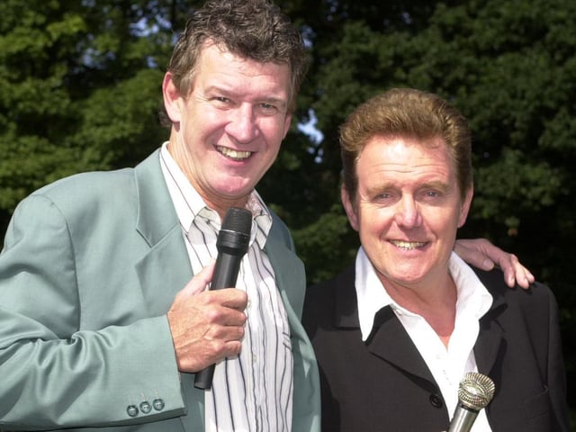 With Alvin Stardust at Lytham Hall fun day, 2001