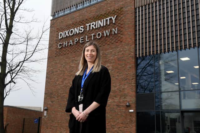 Natalie Brookshaw, principal of Dixons Academy Chapeltown. The school has been awarded an Outstanding rating from Ofsted.