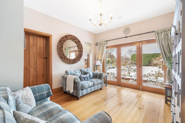 The home has extensive fitted solid oak flooring and the windows are double glazed some with original leaded lights. Doors look out over the garden.