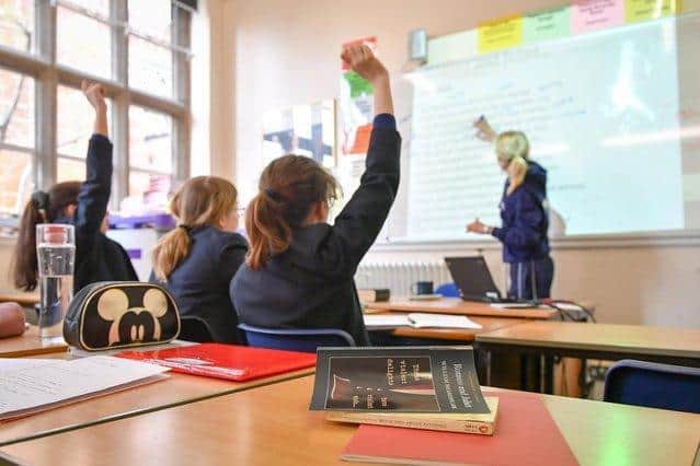 The survey found that two thirds of teachers say education about climate change is not embedded in their school’s curriculum in a meaningful way. Picture: Ben Birchall/PA.