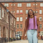 Leeds Paralympian Kadeena Cox, 30, pictured as she announces a new partnership with EatLean cheese