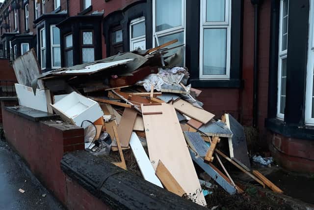 Council officers prosecuted the landlord after she failed to remove the waste.