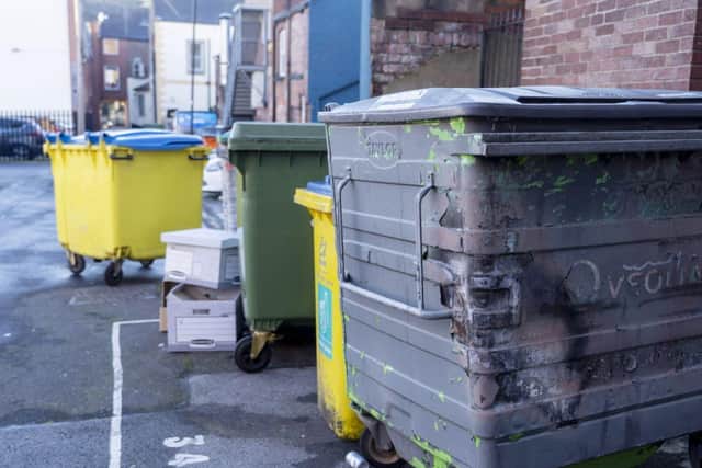 Concerns have been raised about homeless people sleeping in bins in Wakefield.