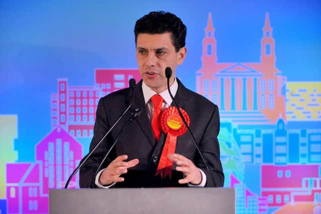The Leeds North West MP spoke of his paternal great-grandfather, David Laks, who was murdered by the Nazis in 1942. Picture: Steve Riding.