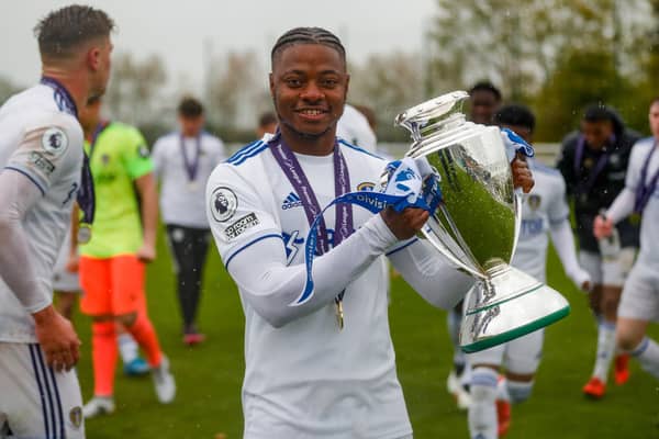 NEW STAGE - 'Entertainer' Bobby Kamwa has joined Dunfermline Athletic on loan from Leeds United until the end of the season. Pic: LUFC