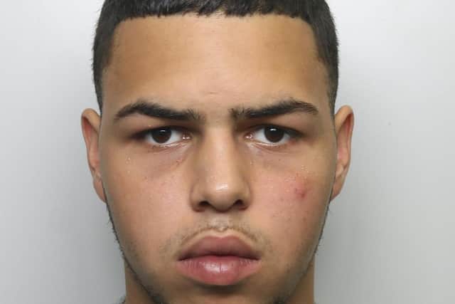 Coby Stanisclaus was jailed at Leeds Crown Court after police found drugs and weapons in his home.