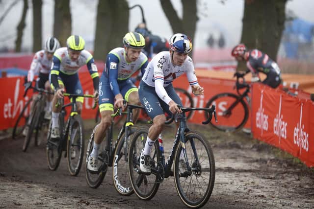 Tom Pidcock lead the riders in Holland (Picture: CorVos/SWPix.com)