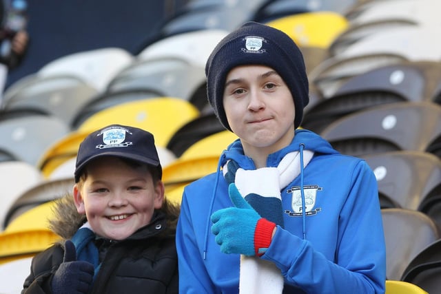 Two PNE gives the thumbs-up before kick-off
