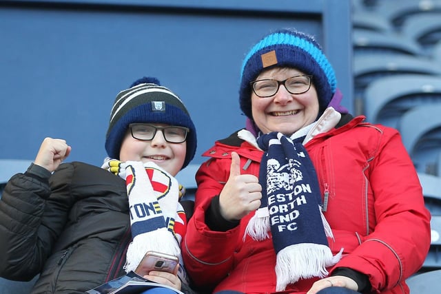 Scarves and hats were the order of the day at Deepdale to keep out the chill