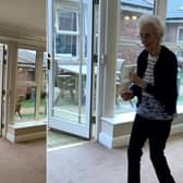 Ed Arnold visited the home for a special outside performance, including renditions of traditional Scottish tunes such as ‘A Man’s A Man For A That.’