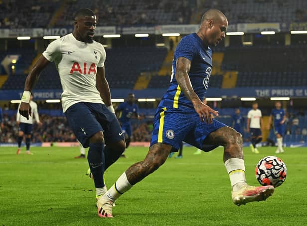 KEEN ON KEN? Leeds United are reportedly interested in Chelsea's 25-year-old Brazilian winger Kenedy, right. Photo by GLYN KIRK/AFP via Getty Images.