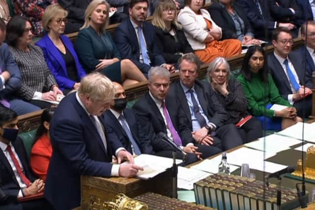 Boris Johnson addresses MPs as he faces fresh calls to resign (Photo: House of Commons)