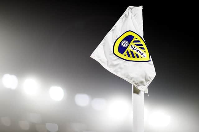 Leeds United's corner flag. Pic: Getty