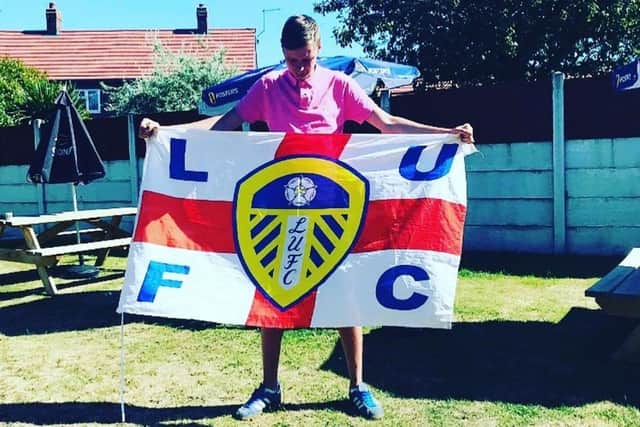 BLOWN AWAY - Leeds United fan Adam Hall said the kindness of his Whites heroes lifted his spirits during a difficult time since a cancer diagnosis.