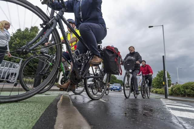 Cyclists from Leeds cycling campaign have welcomed the change but insisted more time was needed to get a true picture of the impact. Picture: James Hardisty.